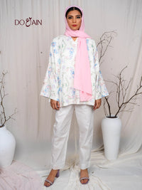 Twinspur Co-ord Set – Floral Chickenkari Elegance | DOAIN