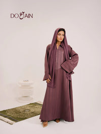 Dusk Abaya – Elegant Lightweight Abaya in Deep Serene Tone | Doain Official